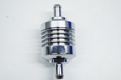 New V-Twin Chrome Billet Fuel Filter NOS