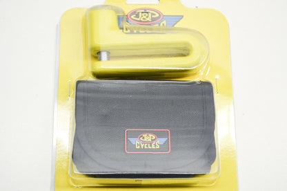 New J&P Cycles Yellow Disc Lock NOS