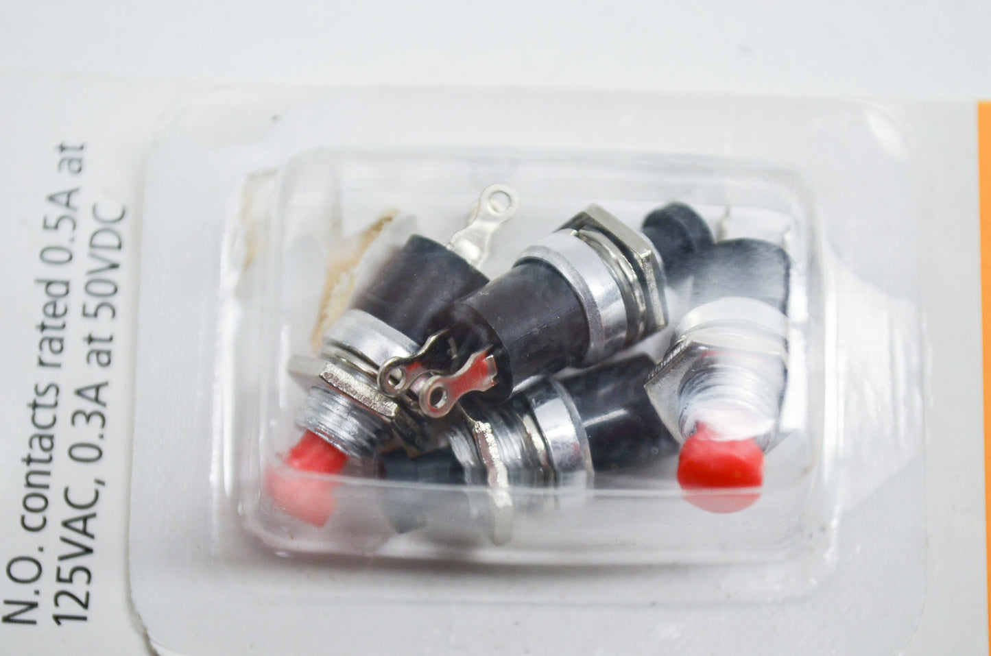 New RadioShack Push Button Switch Qty 4 NOS