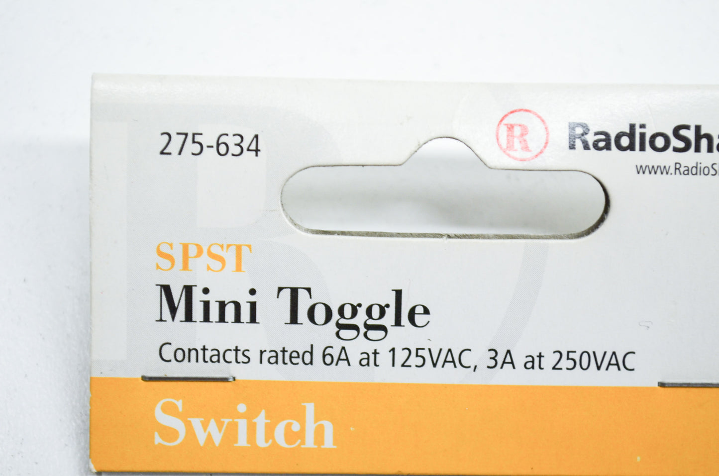New RadioShack SPST Mini Toggle Switch NOS