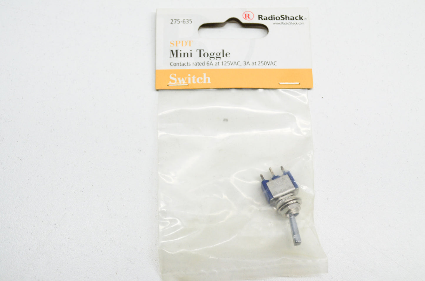 New RadioShack SPDT Mini Toggle Switch NOS