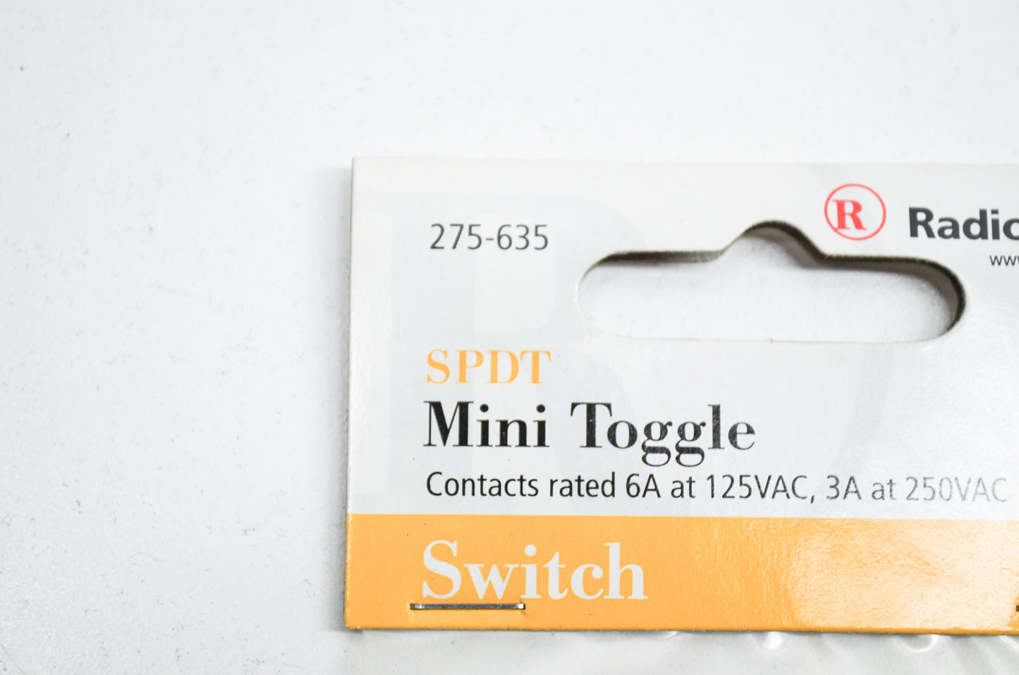 New RadioShack SPDT Mini Toggle Switch NOS