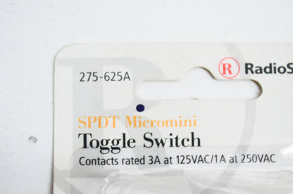 New RadioShack SPDT Micromini Toggle Switch NOS
