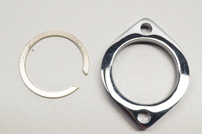 New Custom Chrome Exhaust Flange Big Twin XL NOS