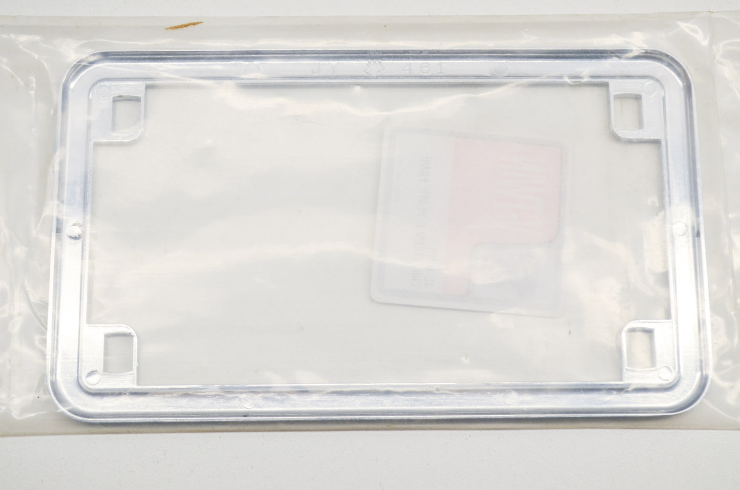 New V-Twin License Plate Frame Chrome NOS
