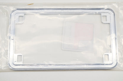 New V-Twin License Plate Frame Chrome NOS