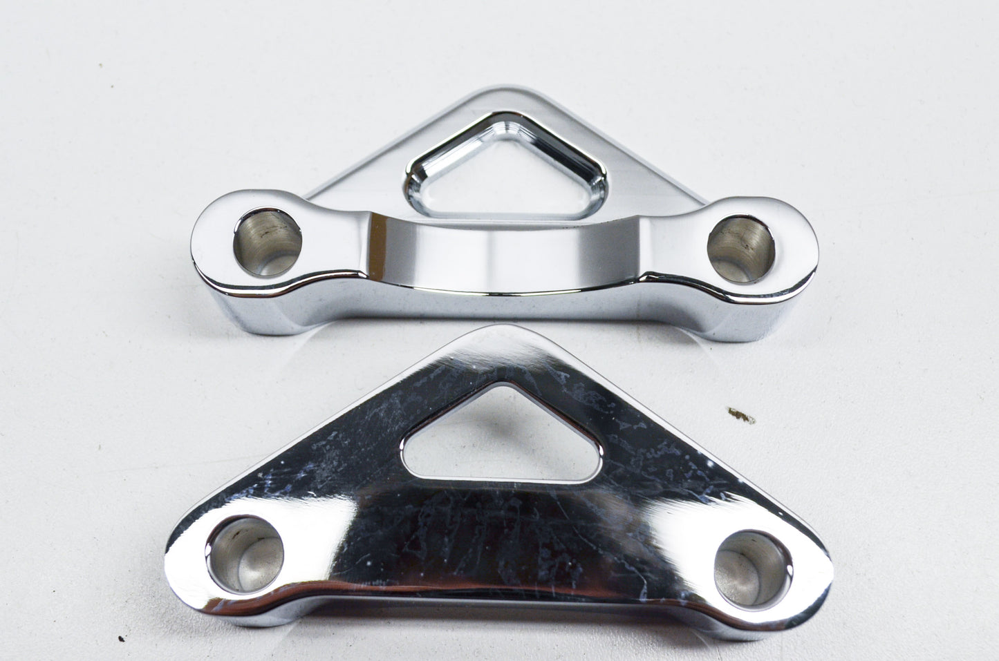 New V-Twin Chrome Front Fender Mount Spacer Qty 2 NOS