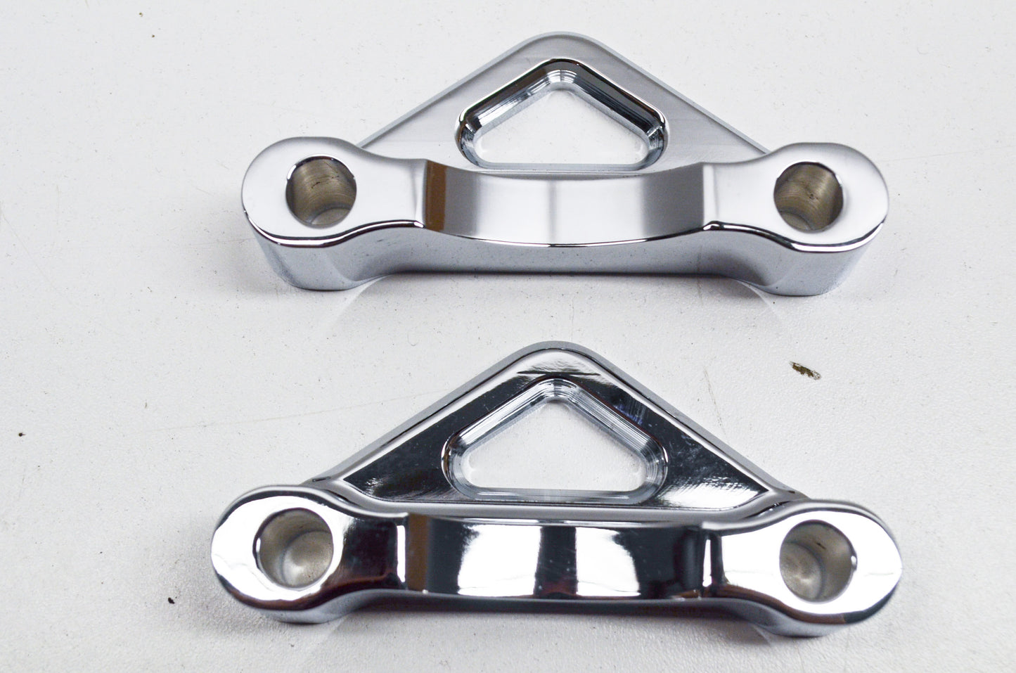 New V-Twin Chrome Front Fender Mount Spacer Qty 2 NOS