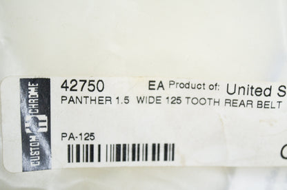 New Custom Chrome Replacement Rear Drive Belt NOS