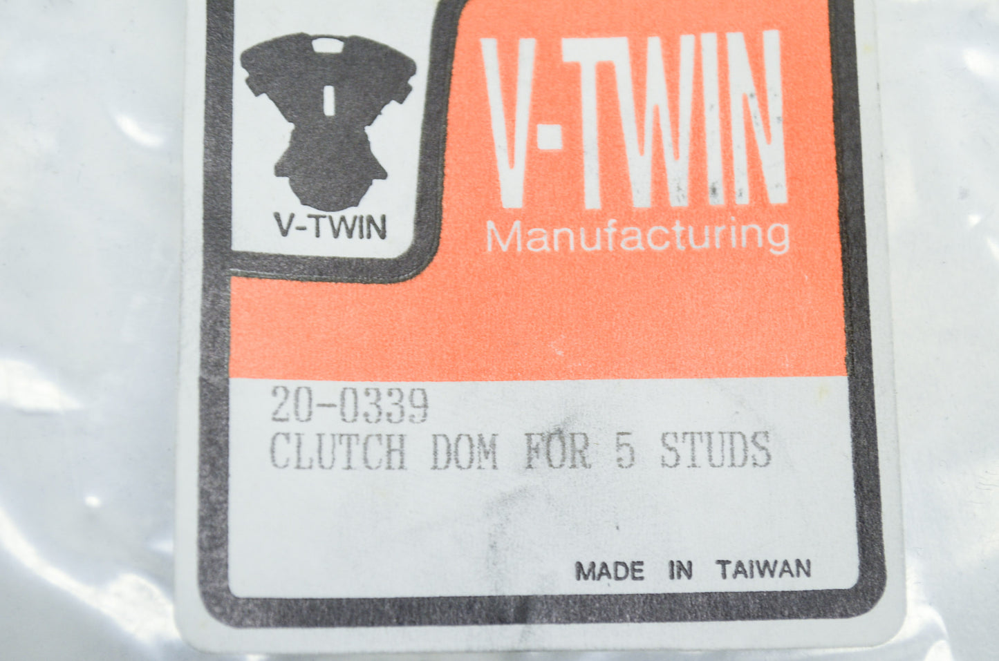 V-Twin 5-Hole Clutch Dome Polished