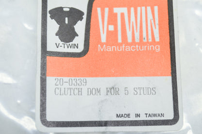 V-Twin 5-Hole Clutch Dome Polished