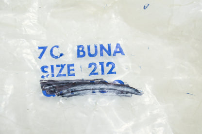 New Buna Size 212 O-Ring 1-1/8' x 1/8' Qty 10 NOS