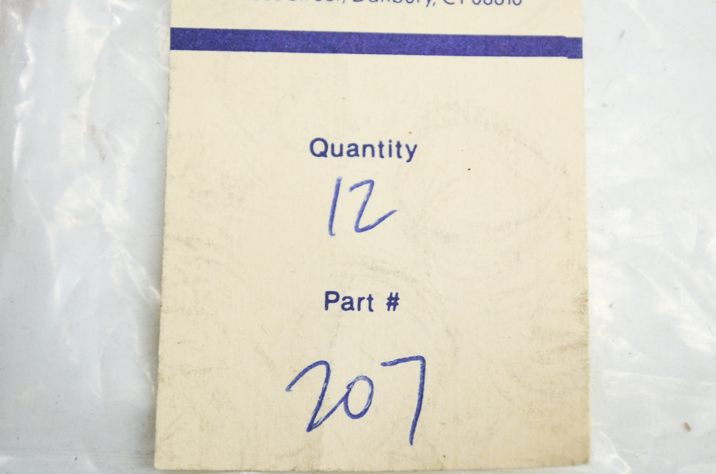 O-Ring 13/16' x 1/8' Qty 12 NOS