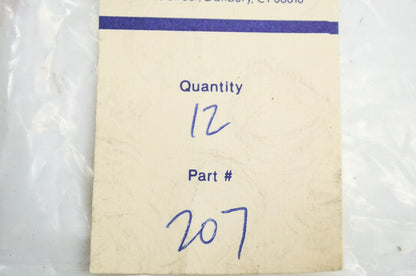 O-Ring 13/16' x 1/8' Qty 12 NOS