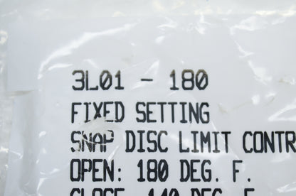 New White Rodgers Snap Disc Fan Control NOS