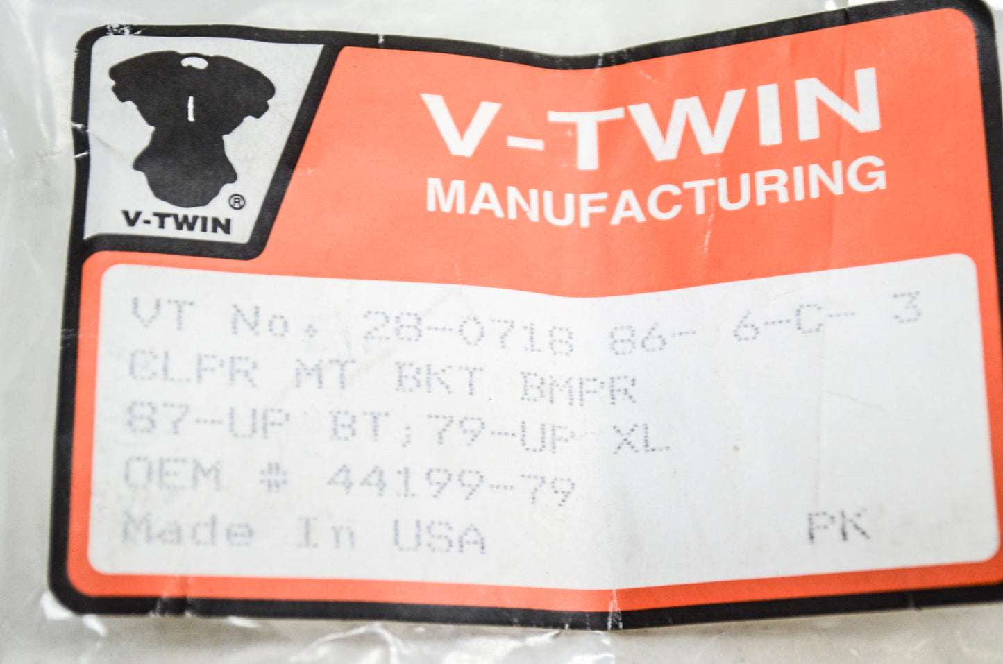 V-Twin Rubber Bumper XL FLT FXST FXR FXD Qty 5 NOS