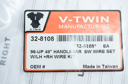 V-Twin 32-8108 48' Handbar Wire Set 96-06 FXST FLST FLT FXD XL NOS