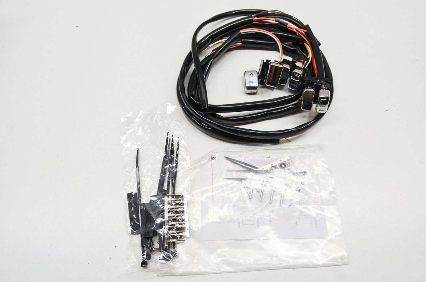 V-Twin Chrome Switch Housing Kit FXST FLST FLT FXD XL NOS