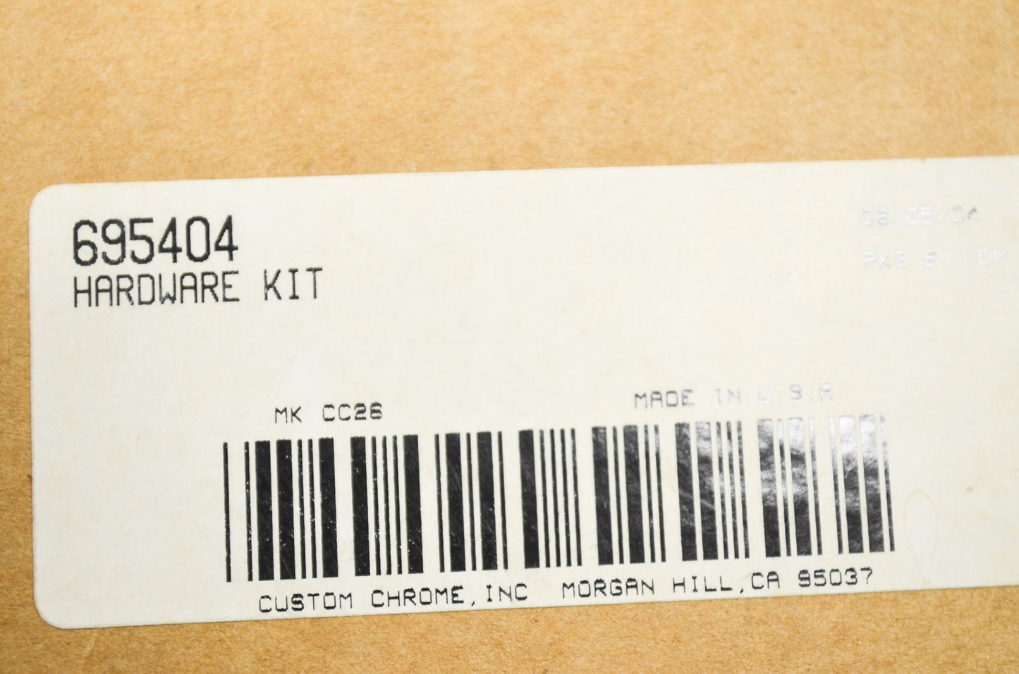 New Custom Chrome Hardware Kit NOS