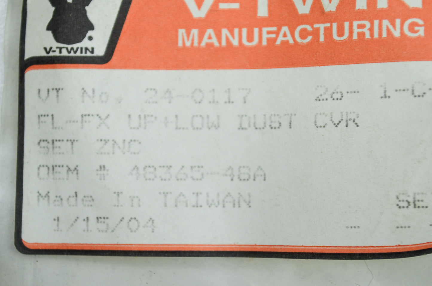 V-Twin Dust Cover FL FX NOS