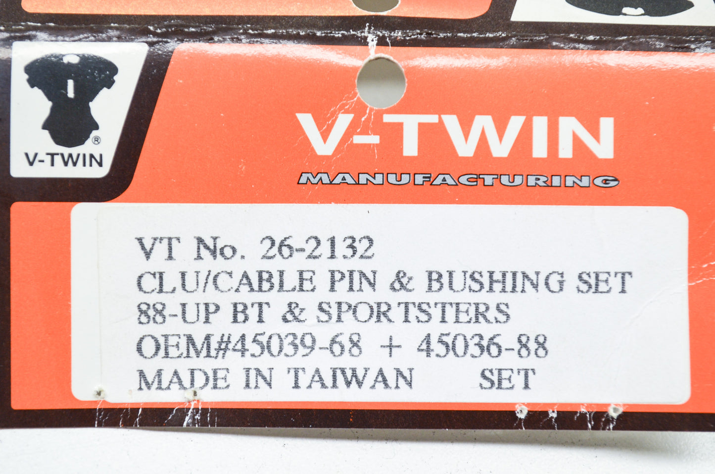 New V-Twin Clutch Hand Lever Pivot Pin Kit Big Twin Sportster NOS