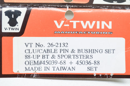 New V-Twin Clutch Hand Lever Pivot Pin Kit Big Twin Sportster NOS