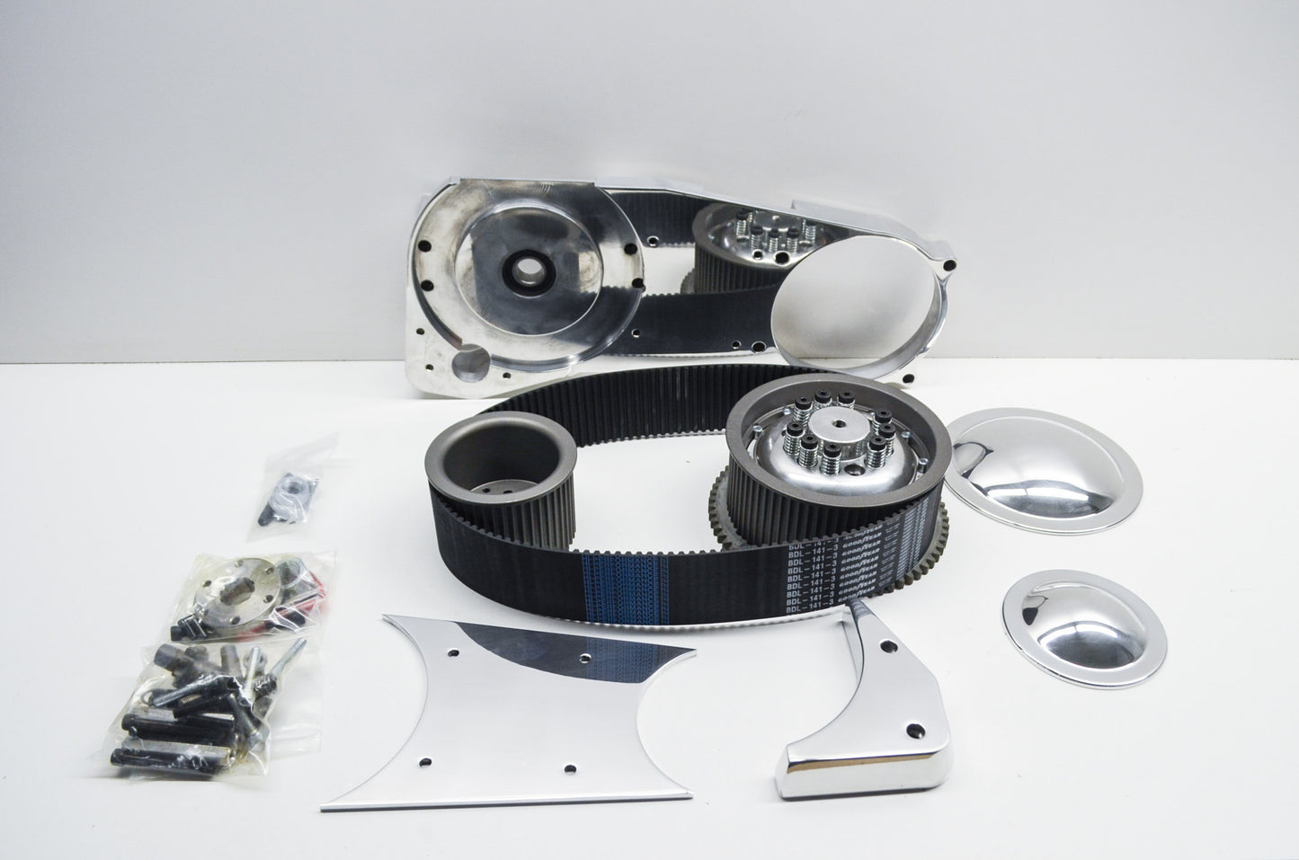 New Belt Drives LTD. Belt Drive Kit 3' Electric Start 90-Up Softail NOS