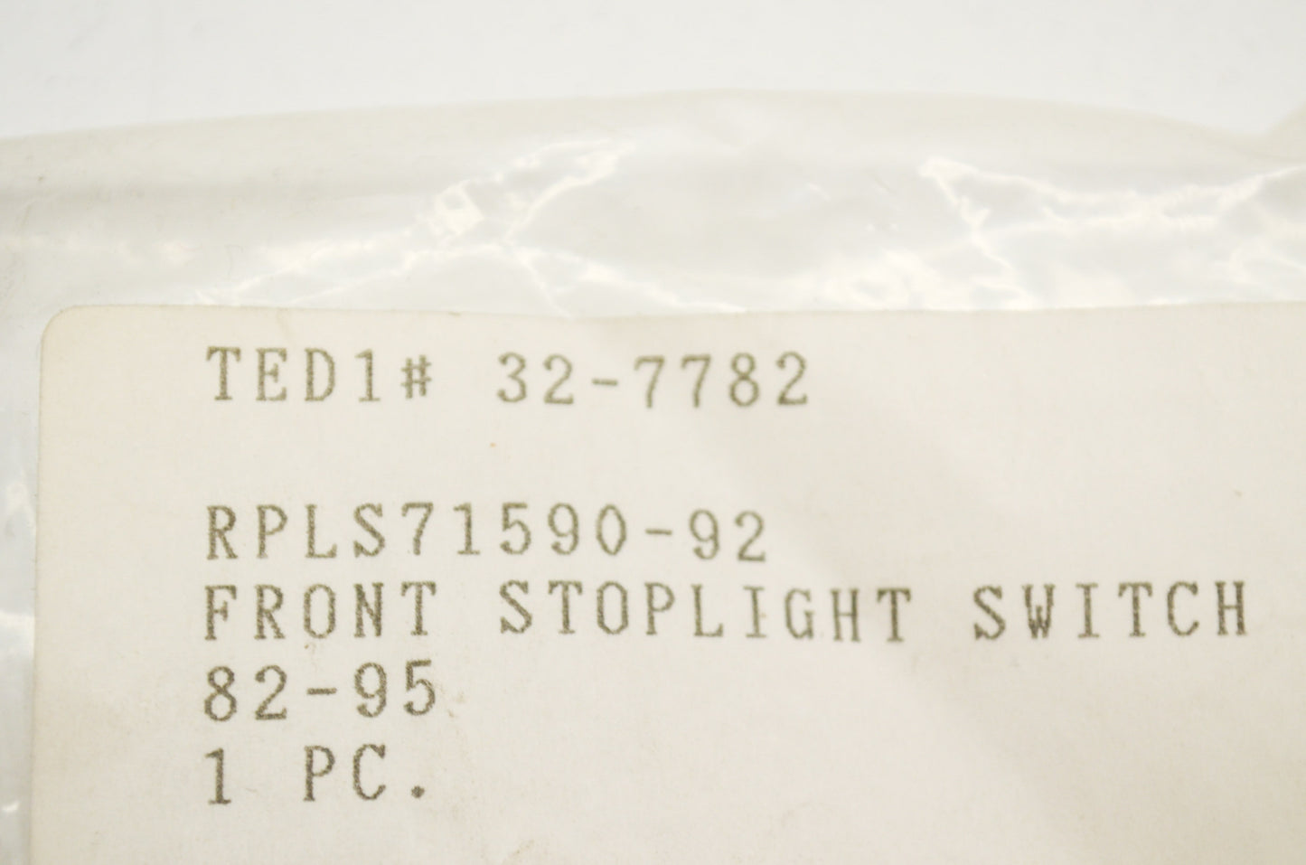 New V-Twin Tail Lamp Brake Stop Switch NOS
