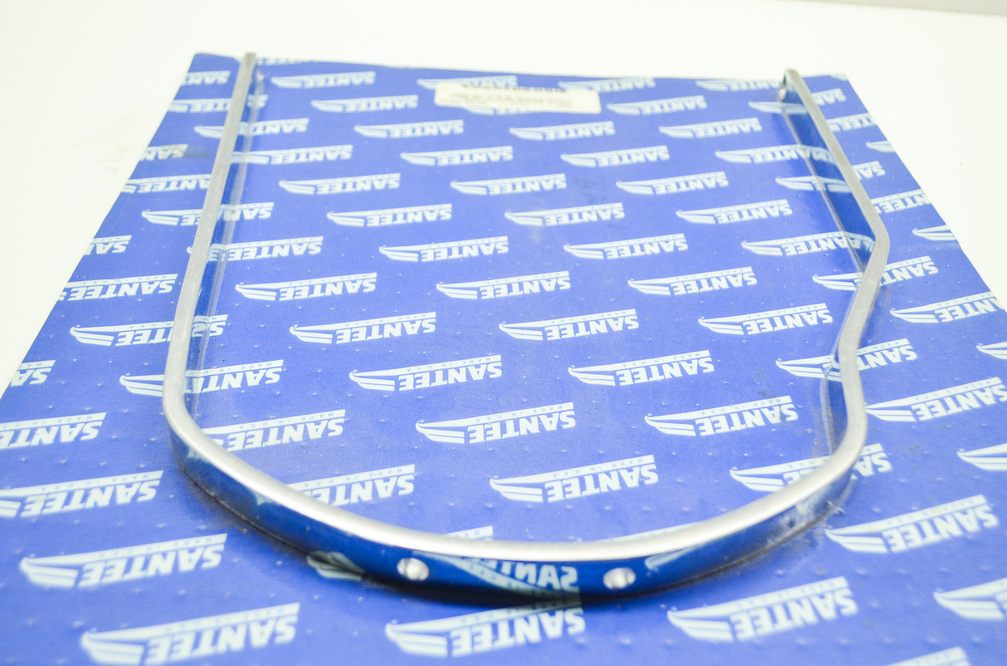 New Custom Chrome Santee 9' Wide Rear Fender Support NOS