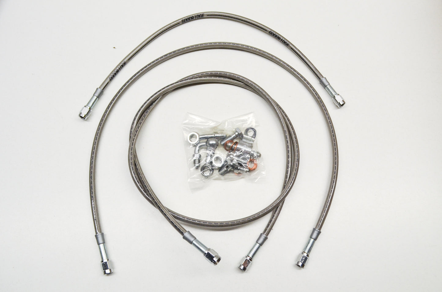 New Custom Chrome Goodridge Brake Line Kit NOS