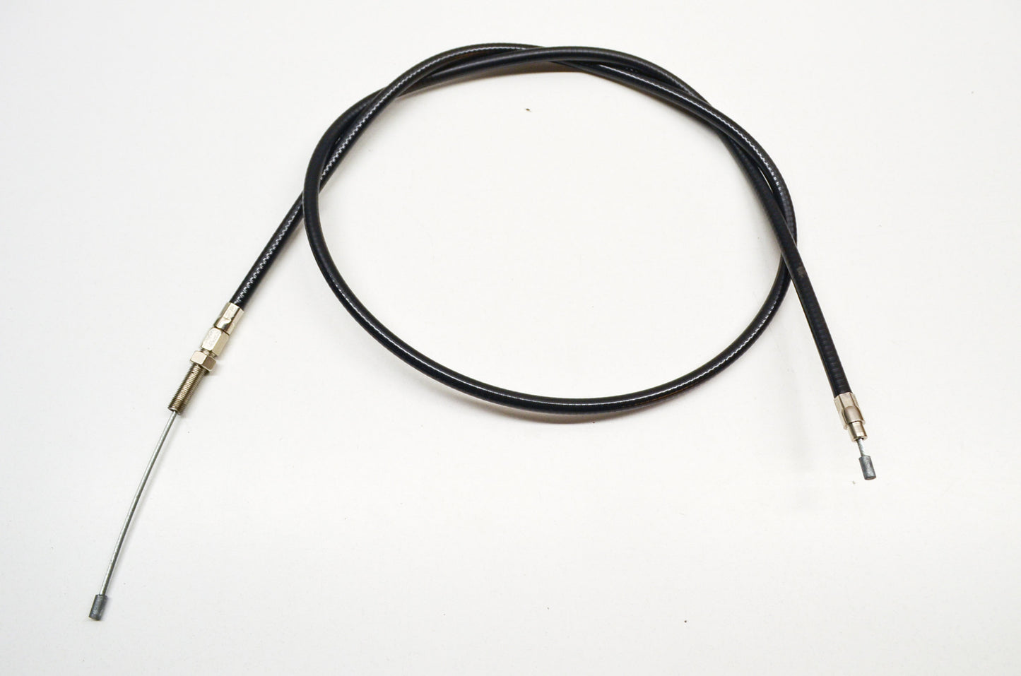 New V-Twin 64.56' Black Clutch Cable 68-84 FL FX 80-85 FXWG +12' NOS