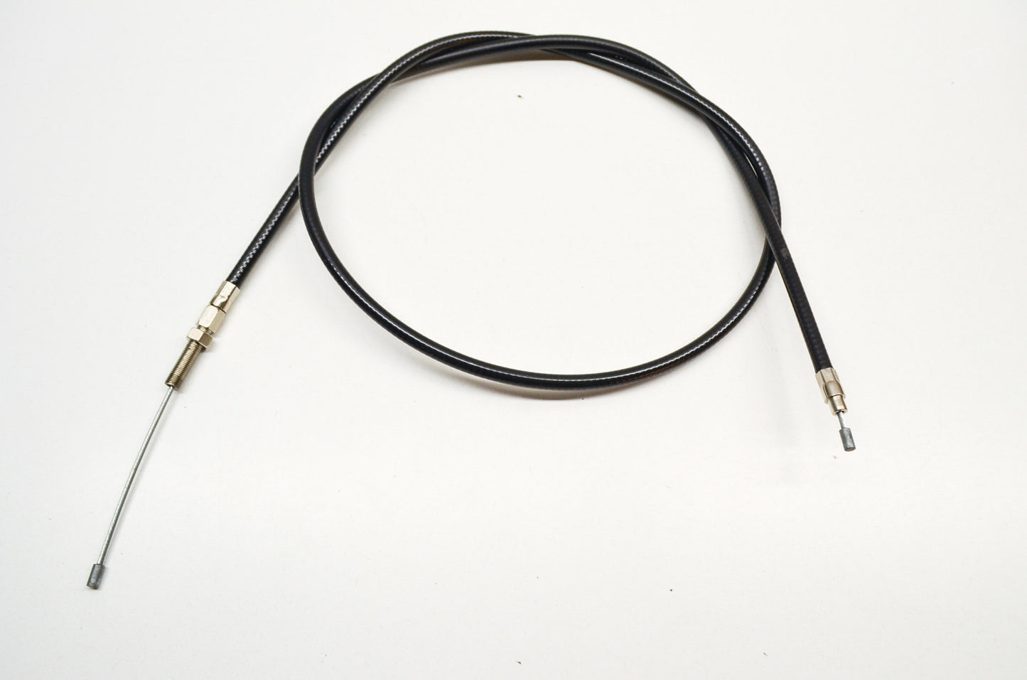 New V-Twin 64.56' Black Clutch Cable 68-84 FL FX 80-85 FXWG +12' NOS