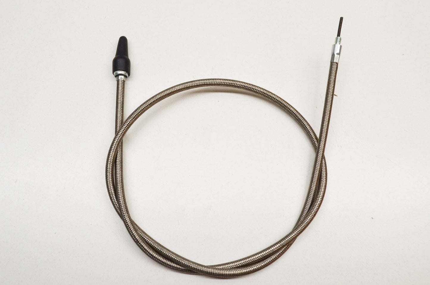 New V-Twin 44.5' Braided Stainless Steel Speedometer Cable Braided Stainless Ste