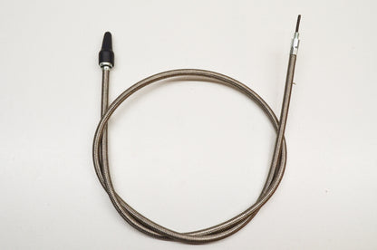 New V-Twin 44.5' Braided Stainless Steel Speedometer Cable Braided Stainless Ste