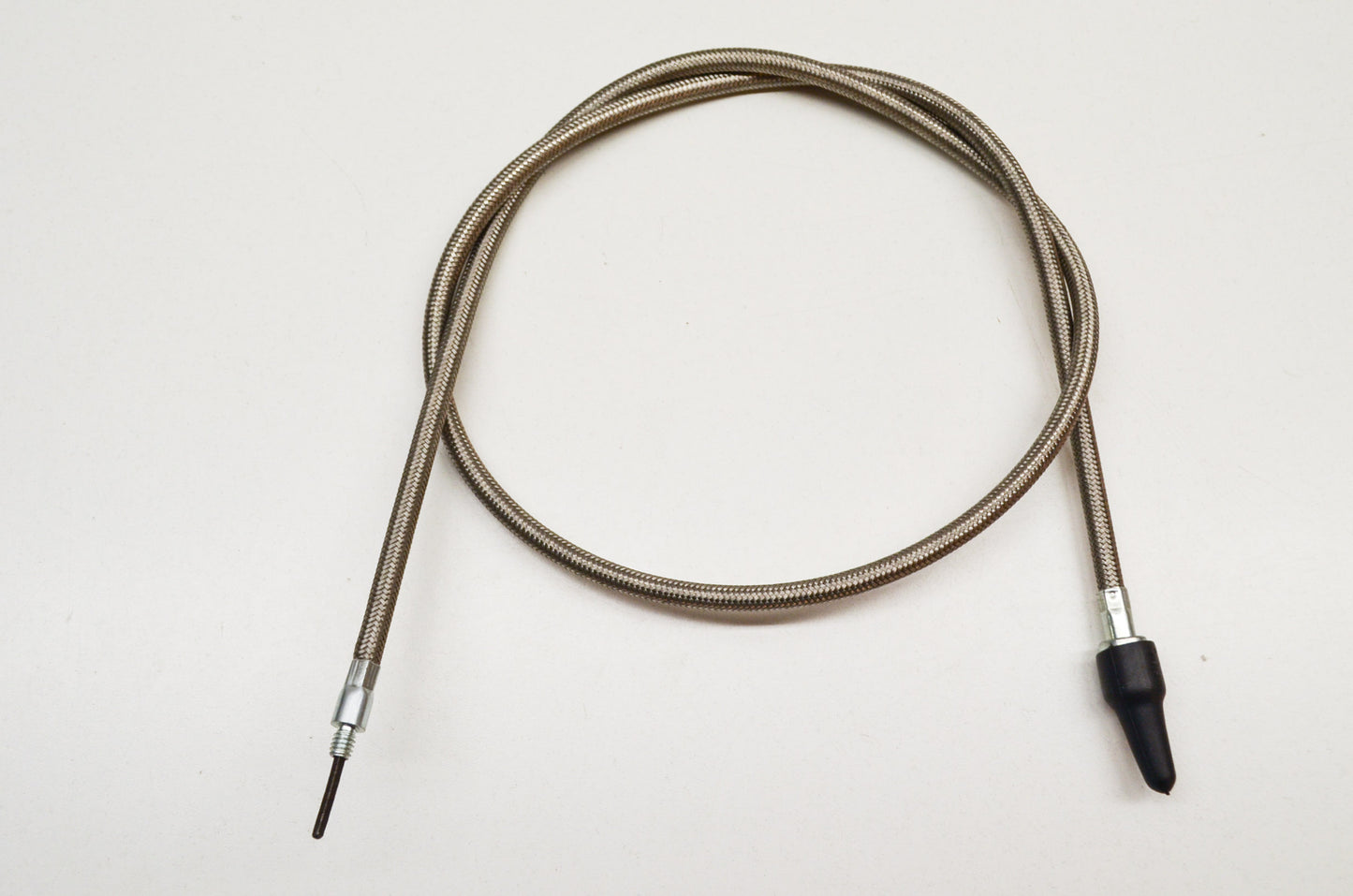 New V-Twin 44.5' Braided Stainless Steel Speedometer Cable Braided Stainless Ste