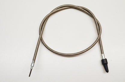 New V-Twin 44.5' Braided Stainless Steel Speedometer Cable Braided Stainless Ste