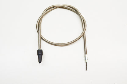 New V-Twin 38' Braided Stainless Steel Speedometer Cable Braided Stainless Steel