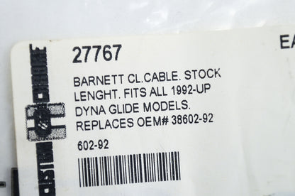 New Custom Chrome Barnett Clutch Cable NOS