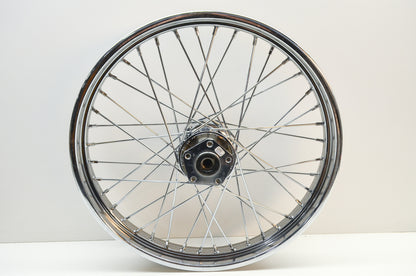 New Custom Chrome 21' Wheel Heritage Springer Softail Dyna Wide Glide NOS
