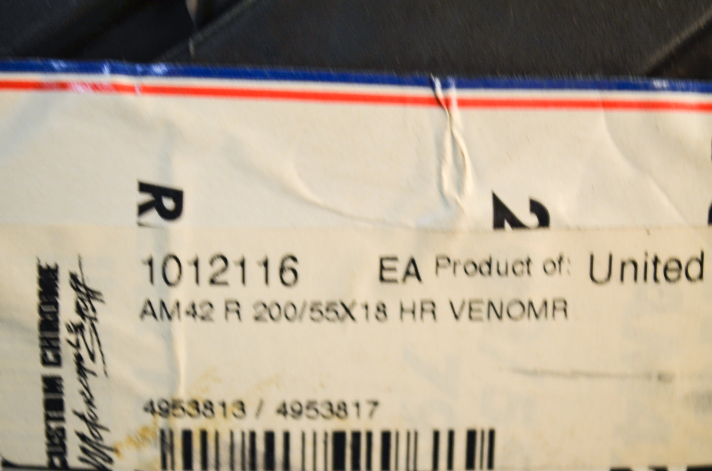 Avon AM42 R 200/55X18' Tire NOS