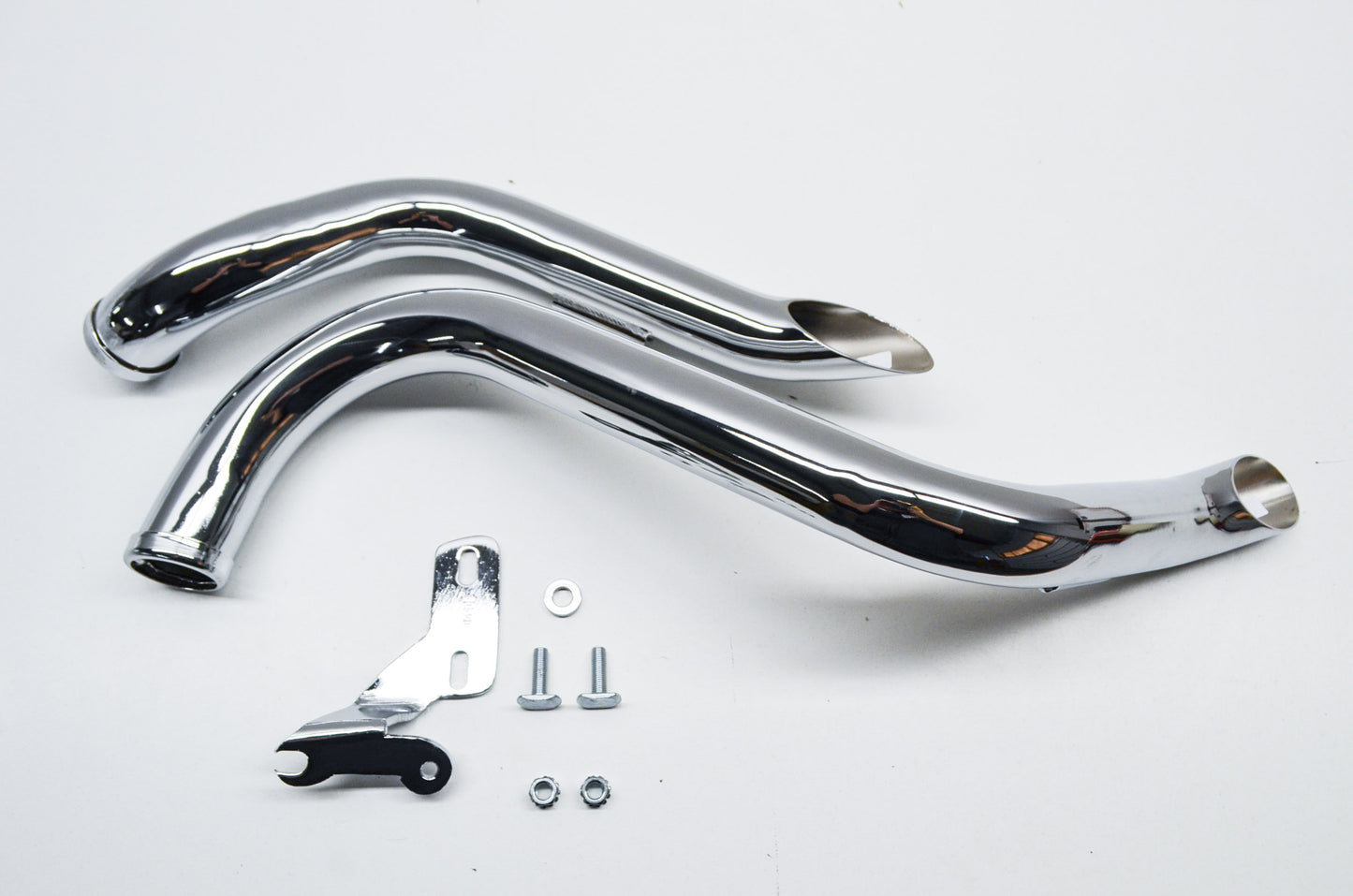 Custom Chrome 11447 Santee John Reed L.A.F. Drag Pipes Softail NOS