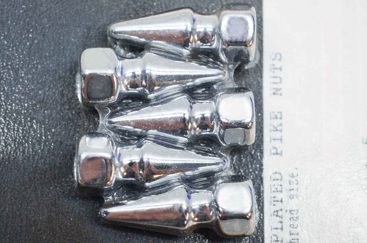 New V-Twin Colony Chrome Pike Nut, 1/4'-20 Coarse Thread Qty 5 NOS