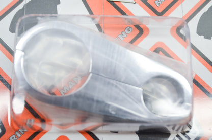 New V-Twin Chrome Oil Line to Frame Clamp NOS