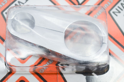 New V-Twin Chrome Oil Line to Frame Clamp NOS