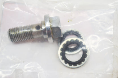 New V-Twin Chrome Brake Hose 10mm Banjo Bolt Kit NOS