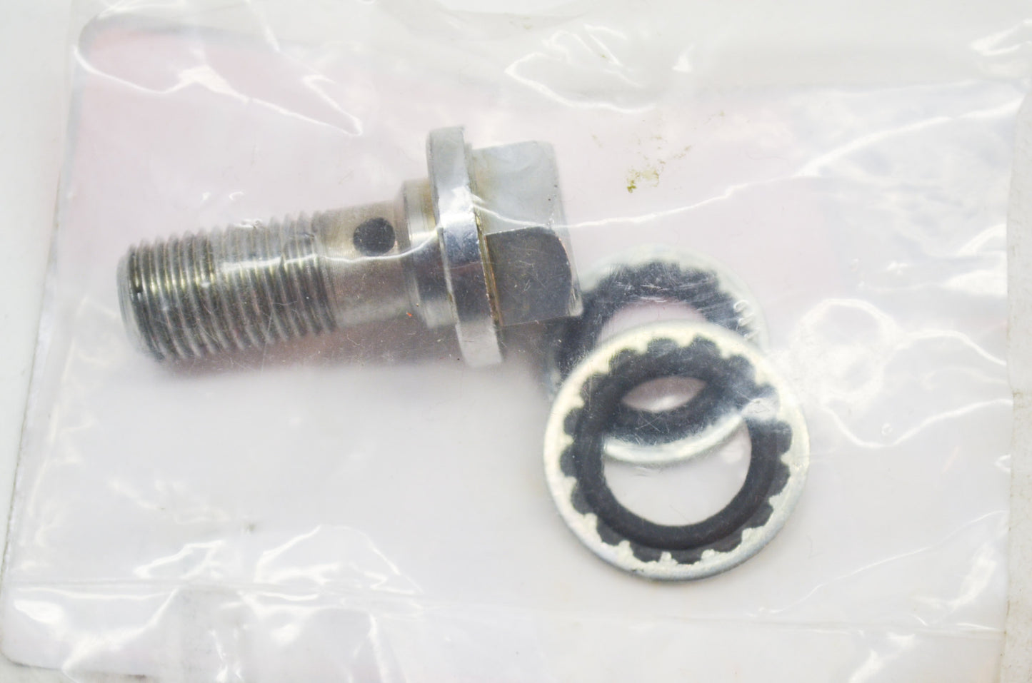 New V-Twin Chrome Brake Hose 10mm Banjo Bolt Kit NOS