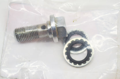 New V-Twin Chrome Brake Hose 10mm Banjo Bolt Kit NOS
