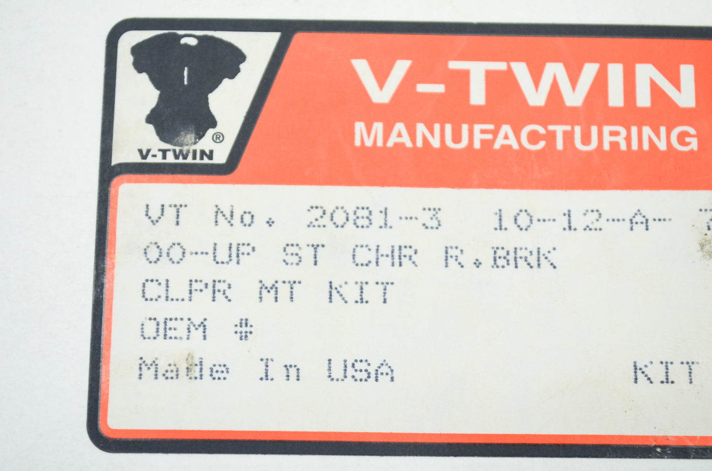 New V-Twin Colony Rear Brake Caliper Allen Mount Kit NOS