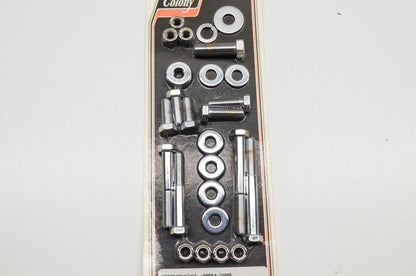New V-Twin Colony Upper and Lower Chrome Engine Bolts NOS