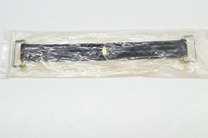 New Custom Chrome Rubber Battery Strap NOS